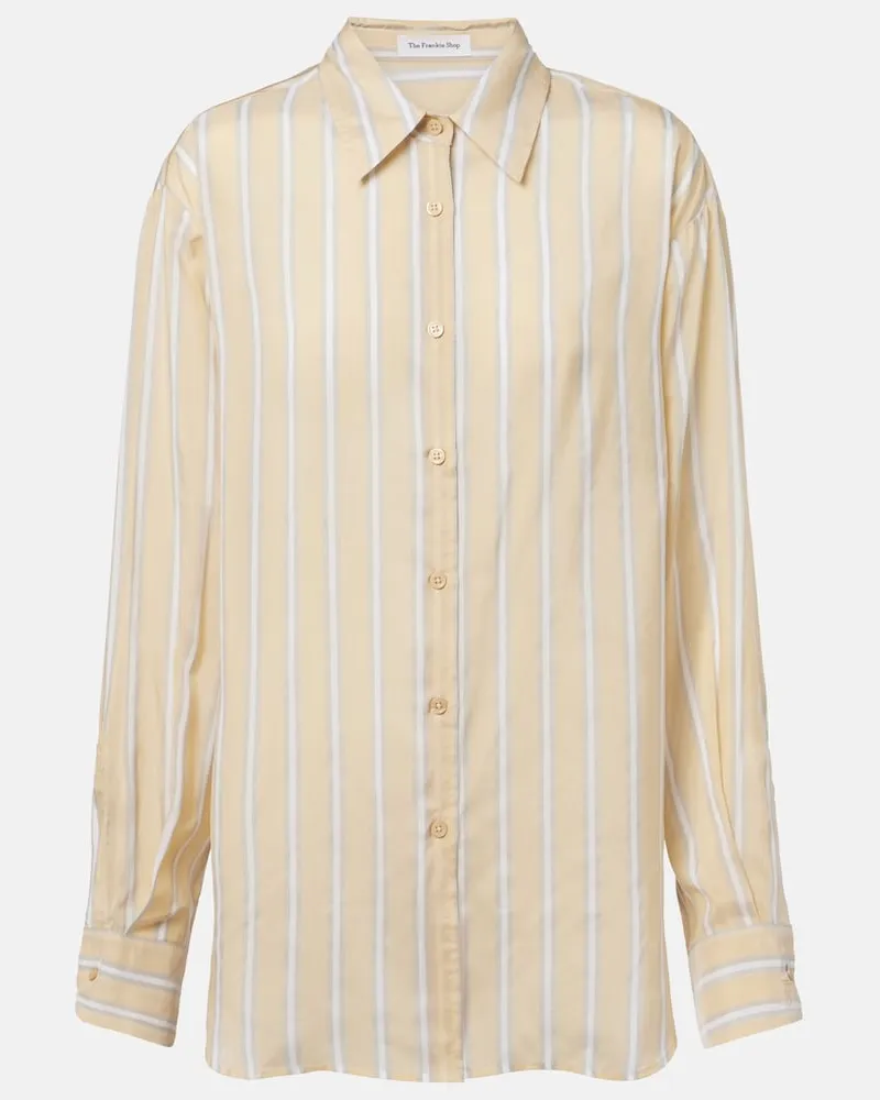FRANKIE Shop Hemd Peri aus Twill Beige