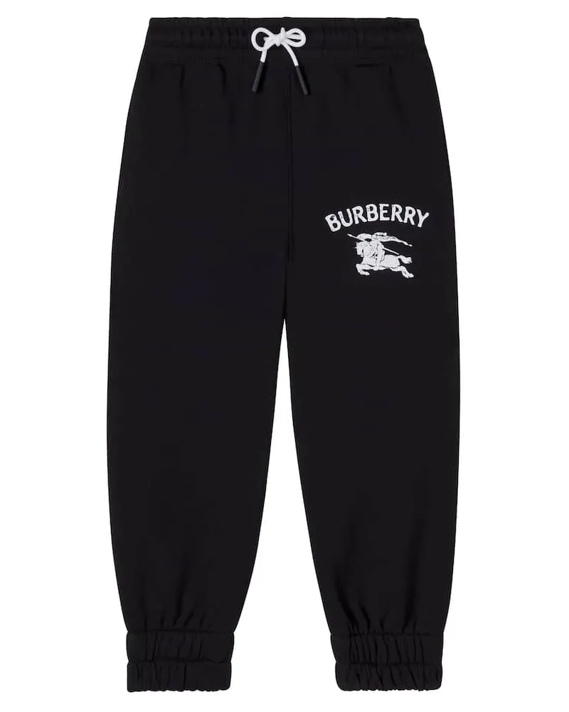 Burberry Jogginghose EKD aus Baumwoll-Jersey Schwarz