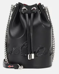 Christian Louboutin Bucket-Bag Marie Jane aus Leder Schwarz