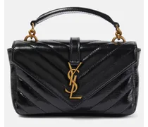Schultertasche College Mini aus Matelassé-Leder