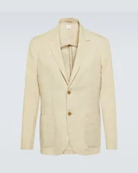 Sunspel Blazer aus Leinen Gelb