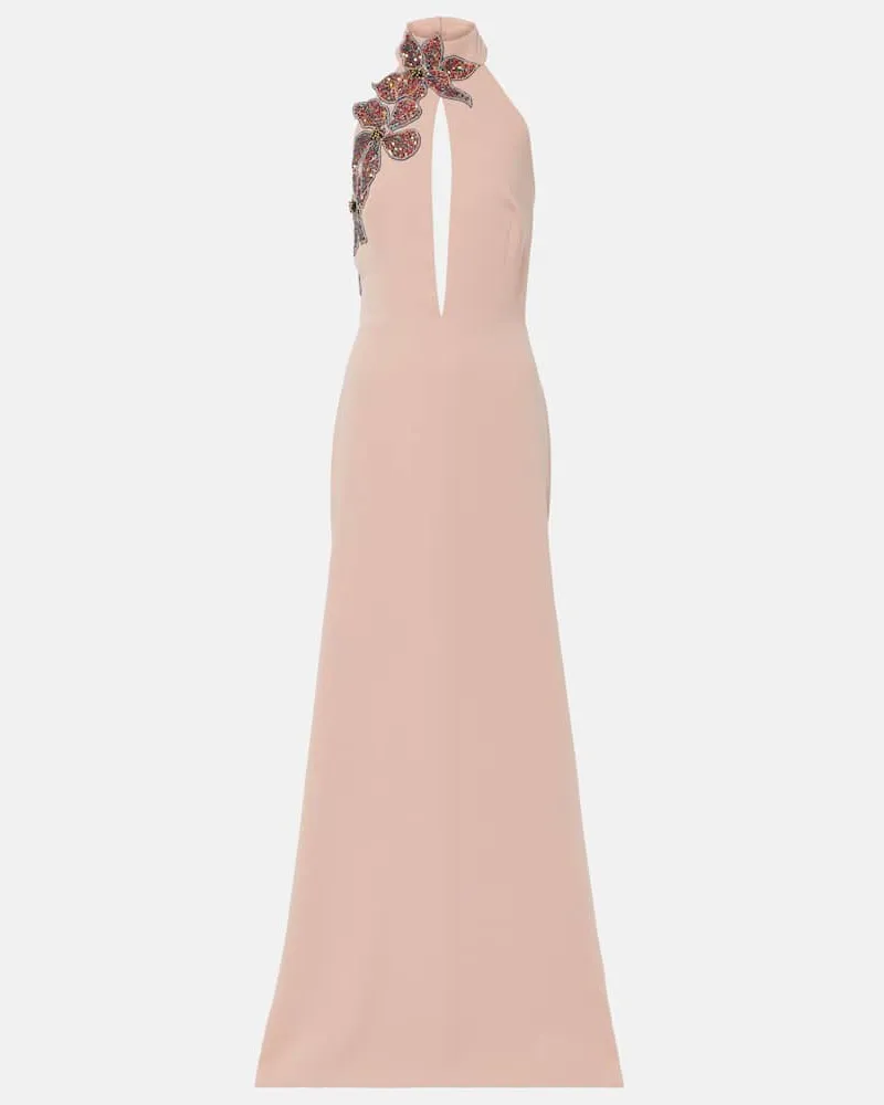 COSTARELLOS Verzierte Robe Rosa