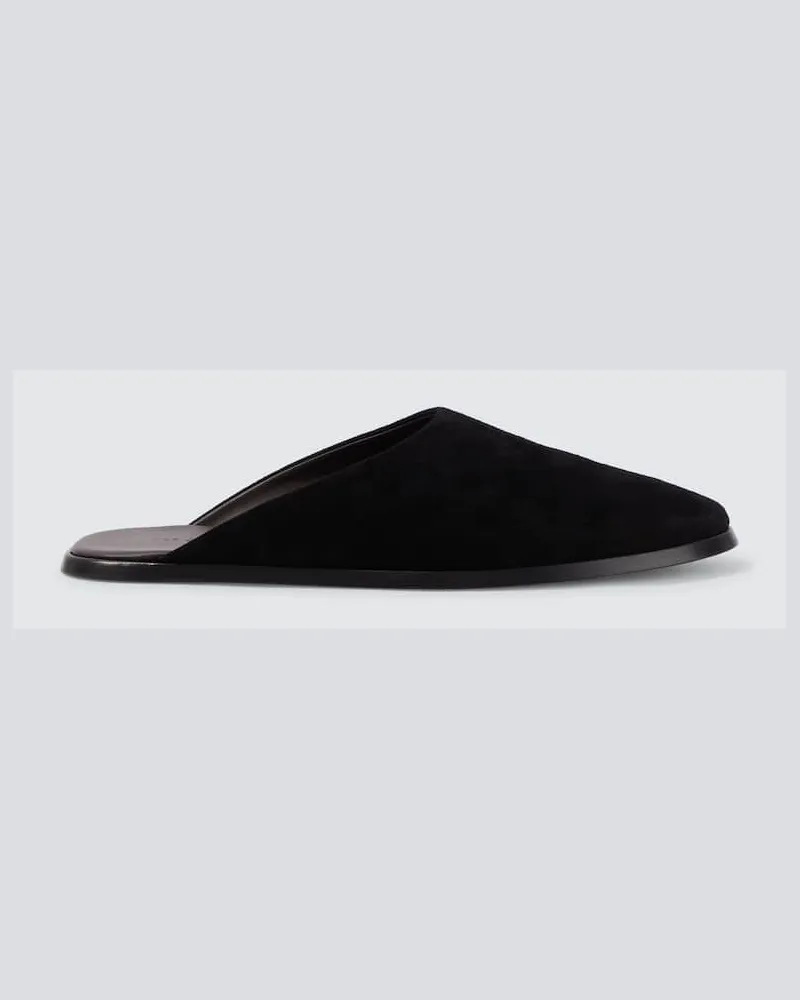Fear of God Slippers aus Veloursleder Braun