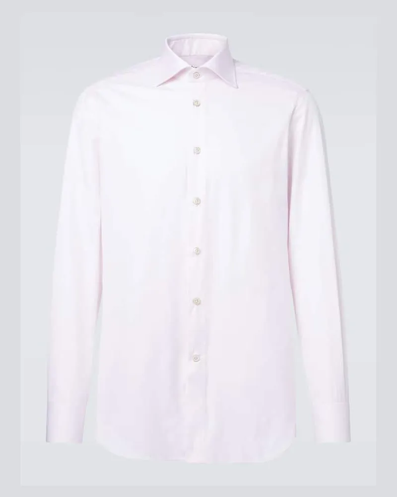 Kiton Hemd aus Baumwolle Pink