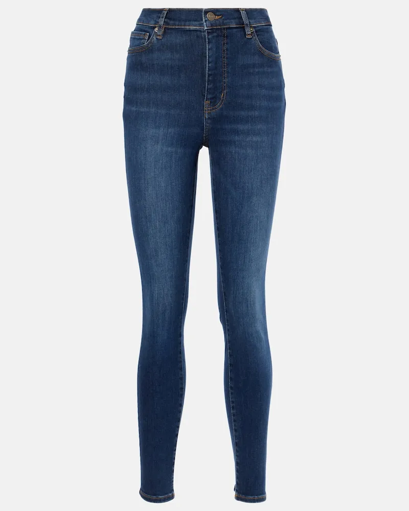 Frame Denim Skinny Jeans Le High Skinny Blau