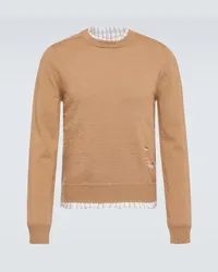 Maison Margiela Distressed Pullover Grau