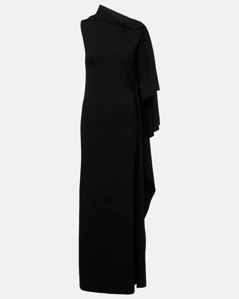 SPORTMAX Maxikleid Schwarz
