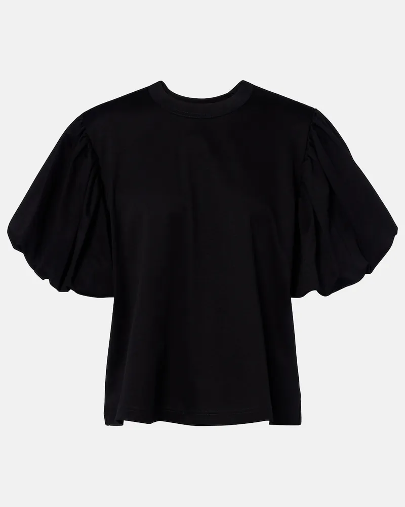 Noir Kei Ninomiya T-Shirt aus Baumwoll-Jersey Schwarz