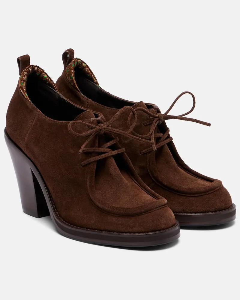 Etro Pumps aus Veloursleder Braun