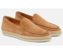 Espadrilles aus Veloursleder