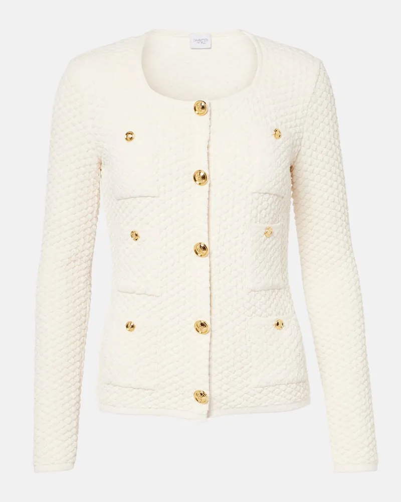 Giambattista Valli Cardigan aus Strick Weiß