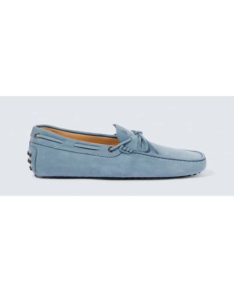 TOD'S Mokassins Gommino aus Leder Blau