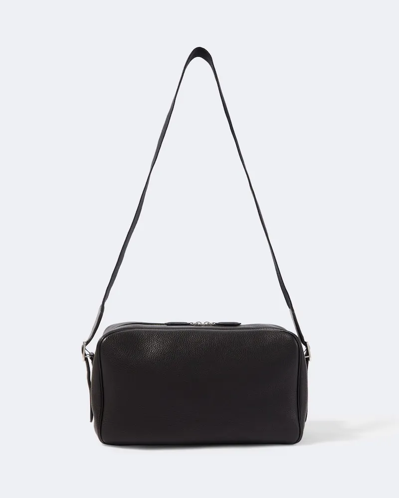 The Row Crossbody Bag Jerome aus Leder Schwarz