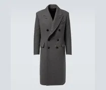 Mantel aus Schurwoll-Twill