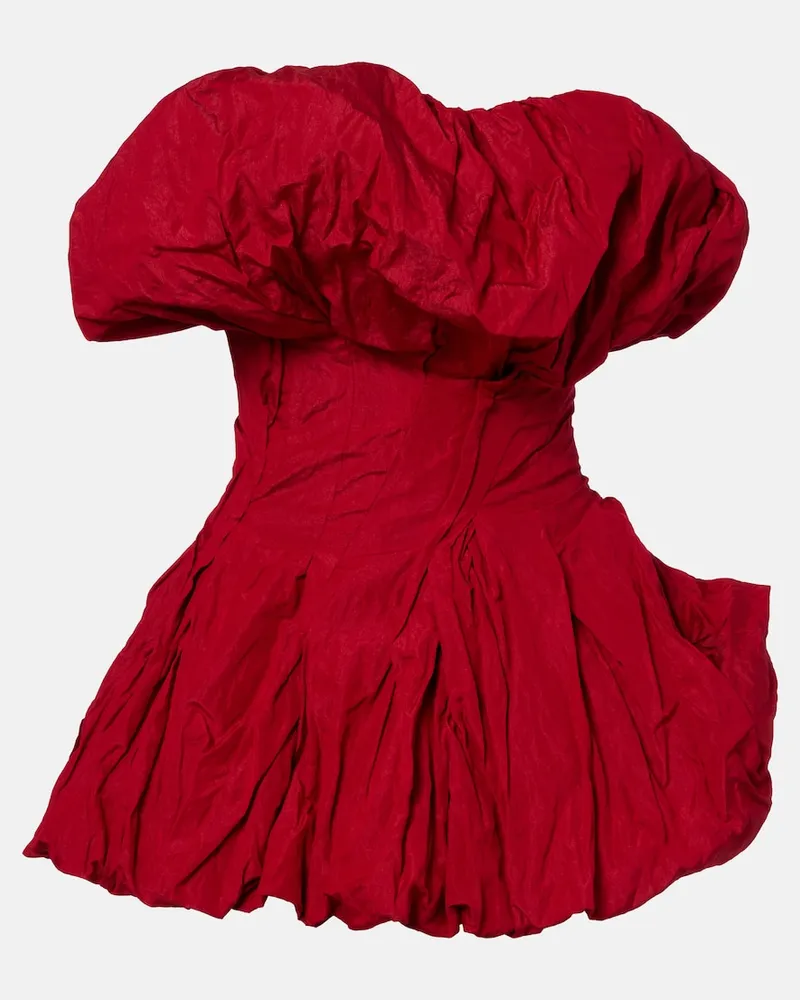 Magda Butrym Minikleid aus Taft Rot