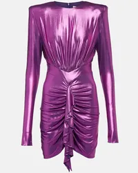 Alexandre Vauthier Minikleid aus Satin Pink