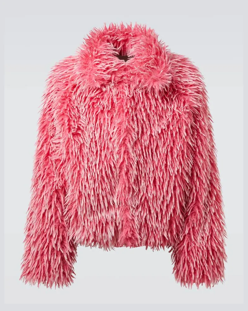 ERL Jacke aus Faux Fur Pink