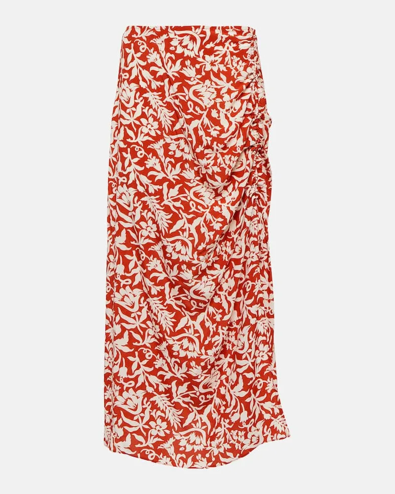 Ralph Lauren Maxirock aus Crêpe Multicolor