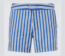 Badeshorts aus Popeline