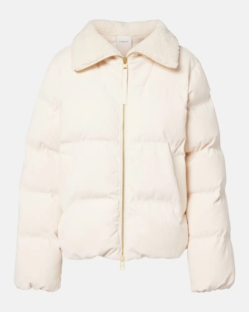 Varley Wattierte Jacke Brackley Weiß