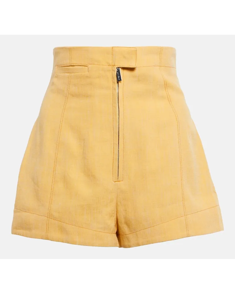 Jacquemus High-Rise Shorts Le Short Areia Gelb