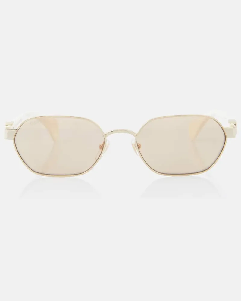 Gucci Eckige Sonnenbrille Gucci Running Mini Rosa