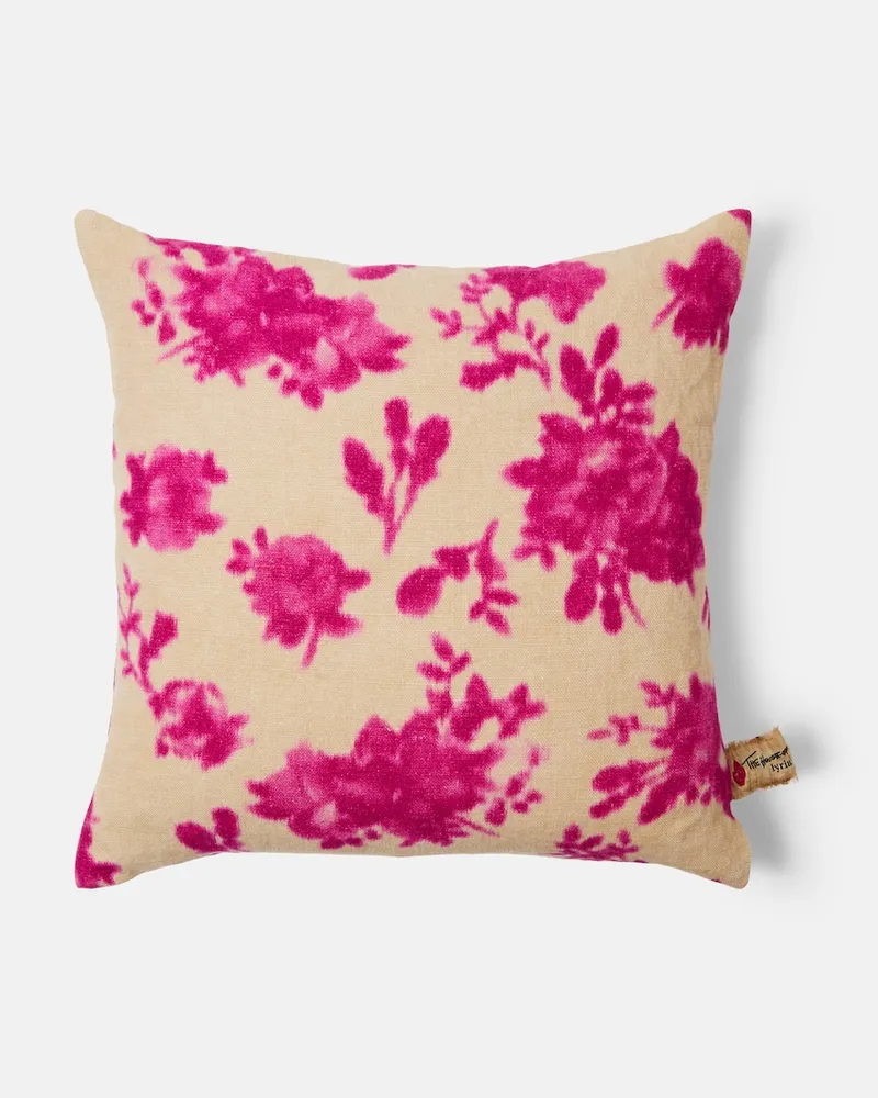 The House of Lyria Kissen Mirra aus Leinen Rosa
