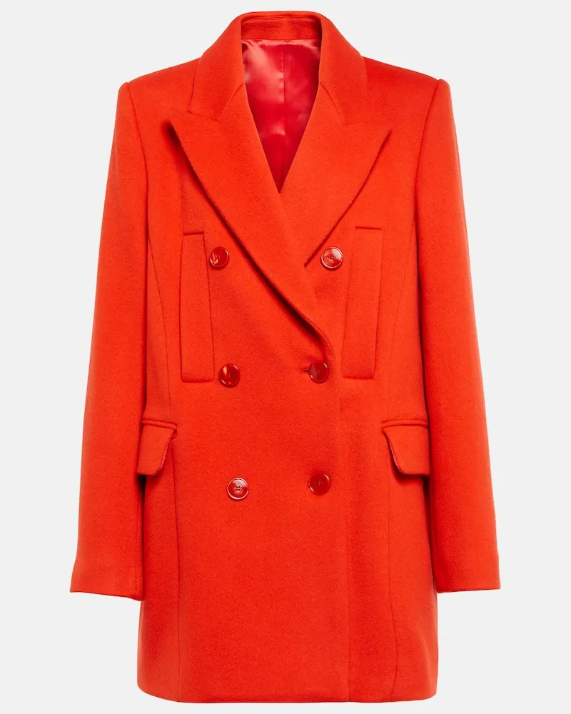 Isabel Marant Blazer Lileya aus Wolle und Kaschmir Rosa