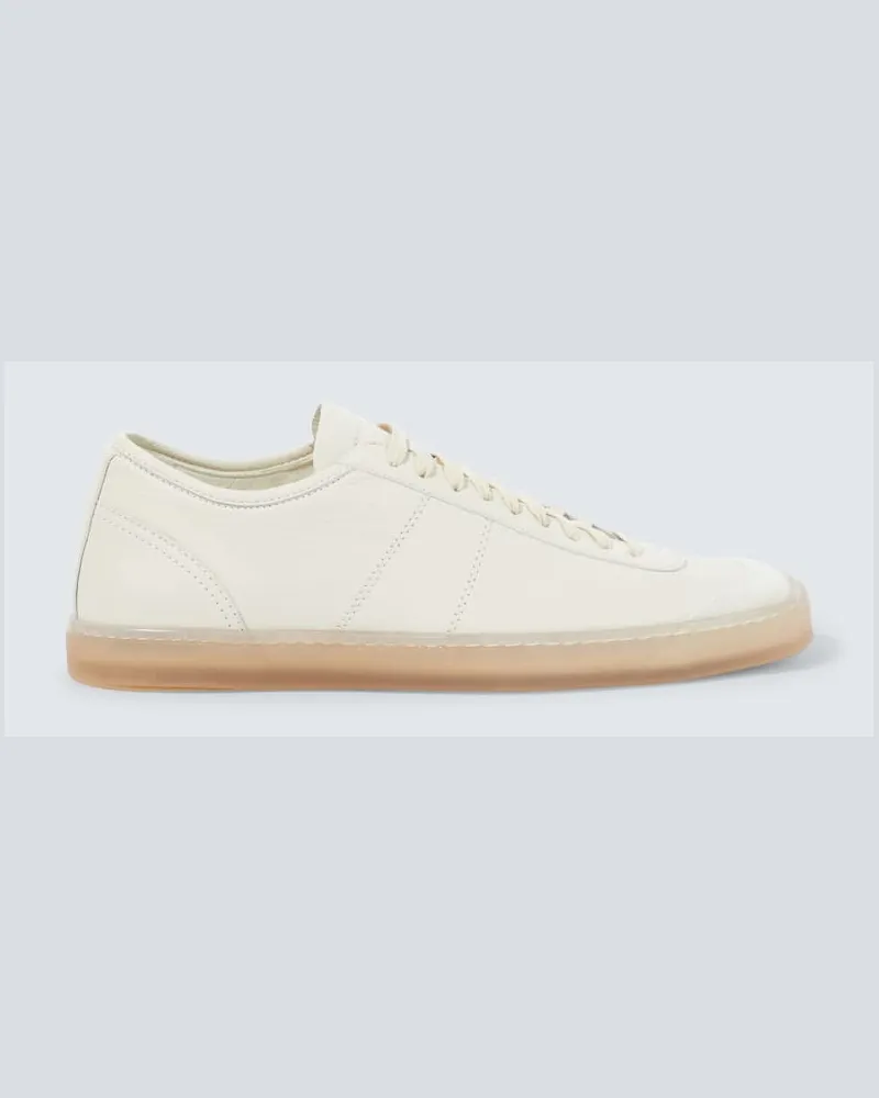Christophe Lemaire Sneakers Linoleum aus Leder Weiß
