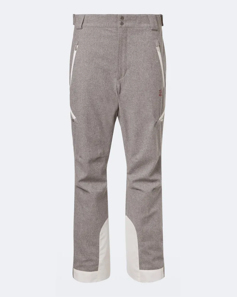Brunello Cucinelli Skihose aus Wolle Grau