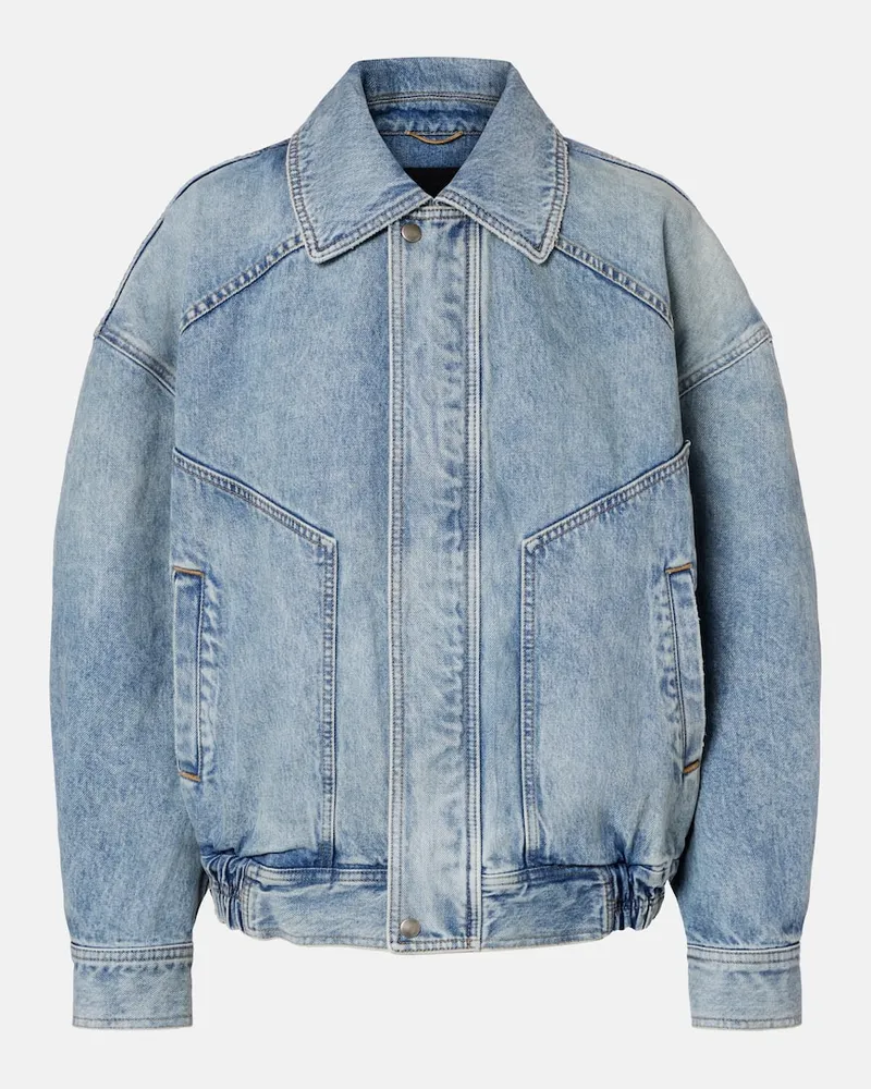 Saint Laurent Blouson aus Denim Blau