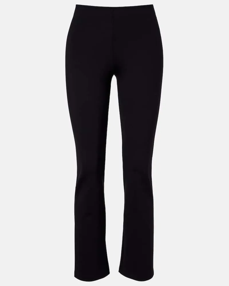 Wolford Schmale High-Rise-Hose Midnight Grace aus Jersey Schwarz