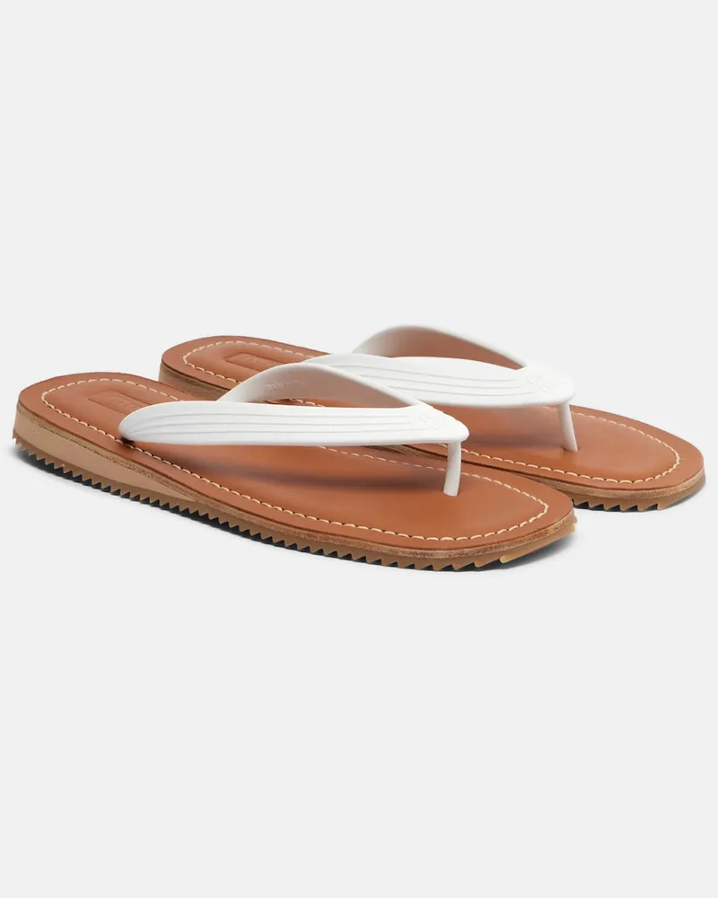 Miu Miu Sandalen Weiß