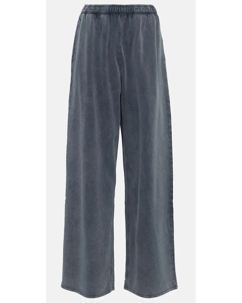 Acne Studios Jogginghose Felin aus Baumwoll-Jersey Blau