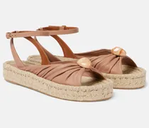 Espadrille-Sandalen Gleam aus Leder