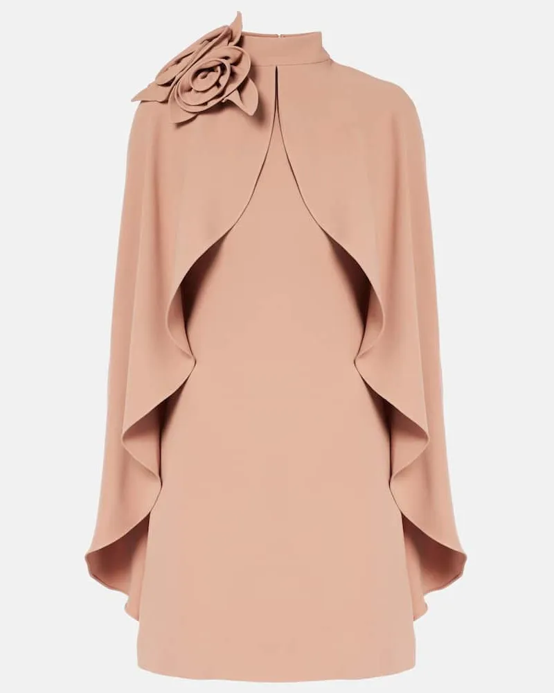Elie Saab Minikleid aus Cady Beige