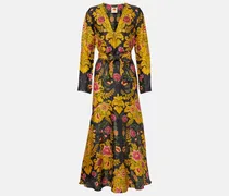 Maxikleid Arabesque Floral Black