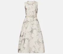 Midikleid aus Jacquard