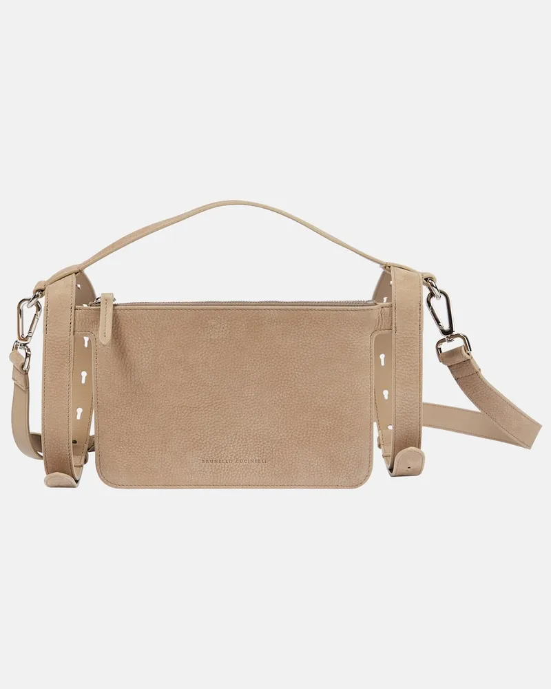 Brunello Cucinelli Tragetasche für Decken Weiß