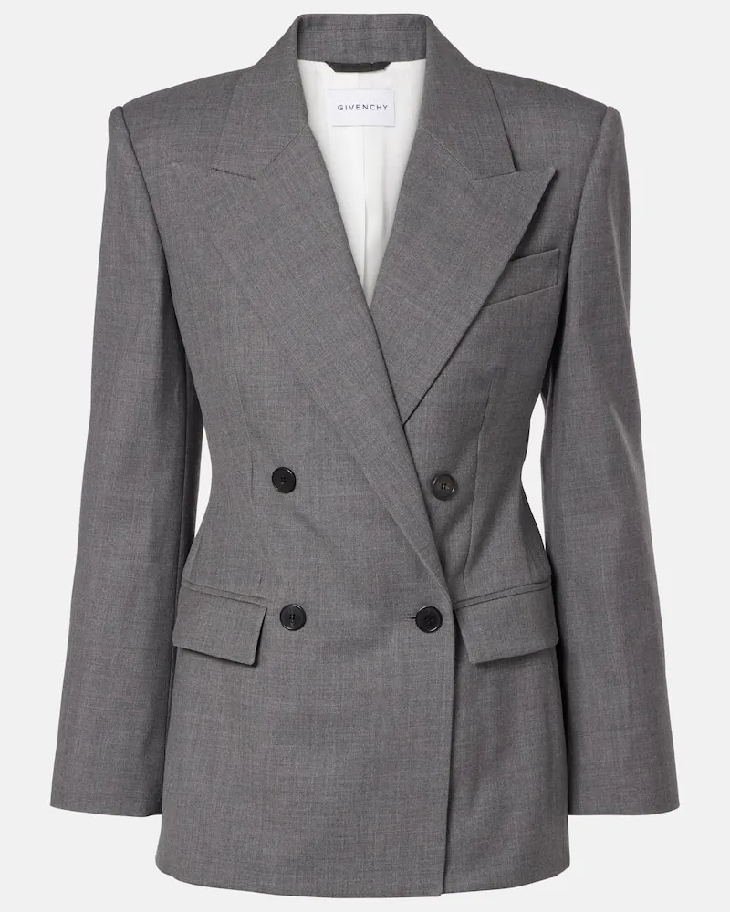 Givenchy Blazer aus Wolle Grau