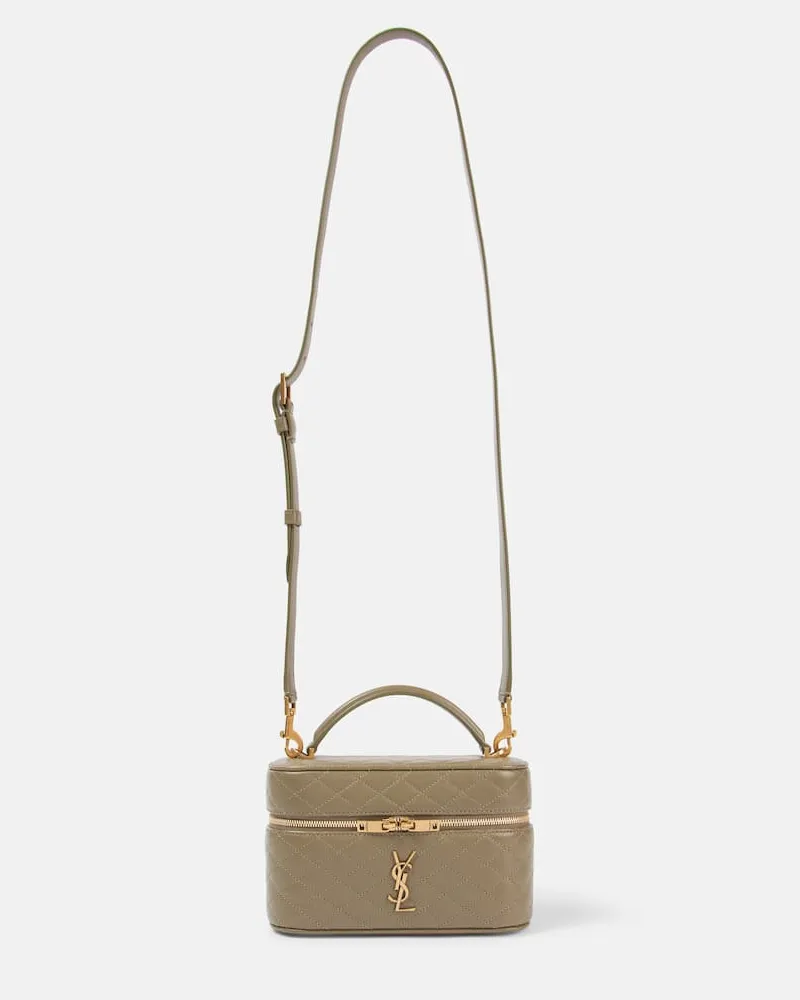Saint Laurent Schultertasche Gaby Cassandre aus Leder Grün