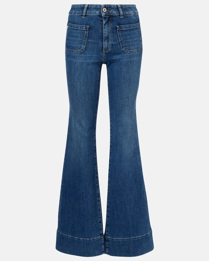 Adriano Goldschmied Flared Jeans Vicky Blau