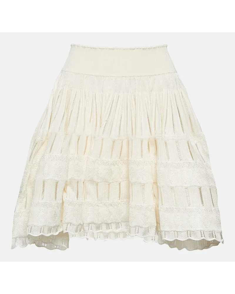 Alaïa Alaia Minirock Crinoline Beige