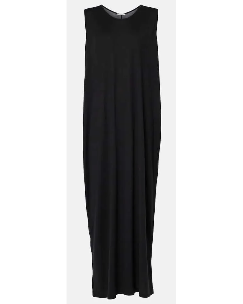 The Row Maxikleid Lidia aus Seide Schwarz