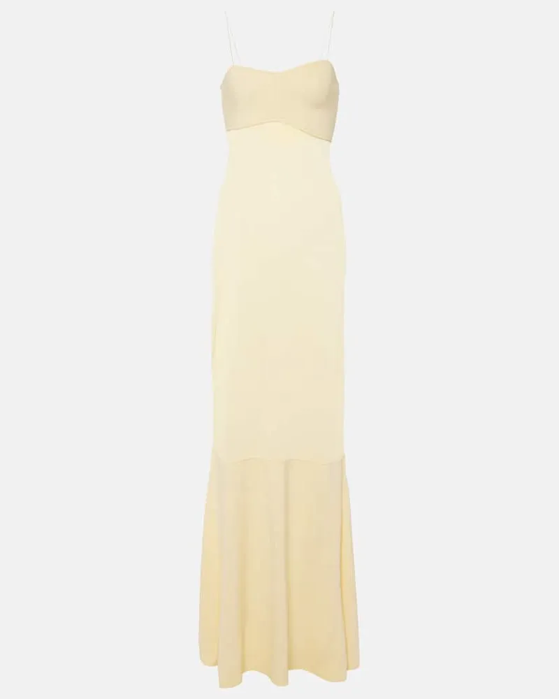 Jacquemus Robe La Robe Fino Gelb