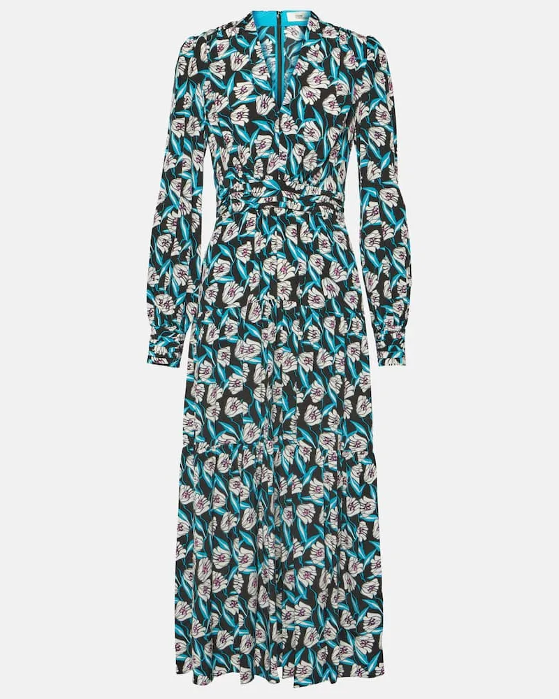 Diane von Furstenberg Hemdblusenkleid Gil Weiß