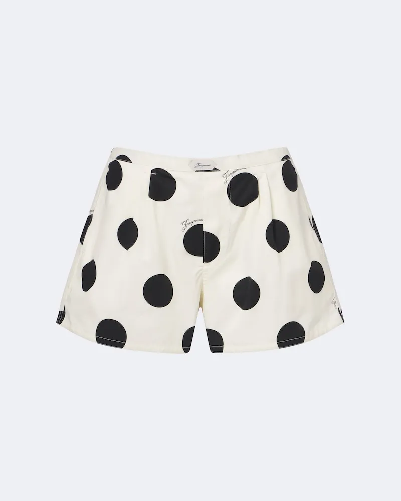 Jacquemus Shorts Amelo aus Baumwolle Weiß