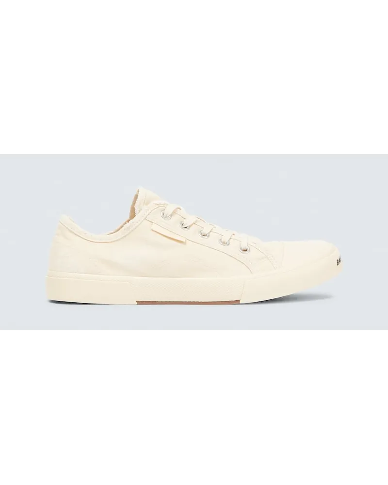 Balenciaga Sneakers Paris aus Canvas Beige