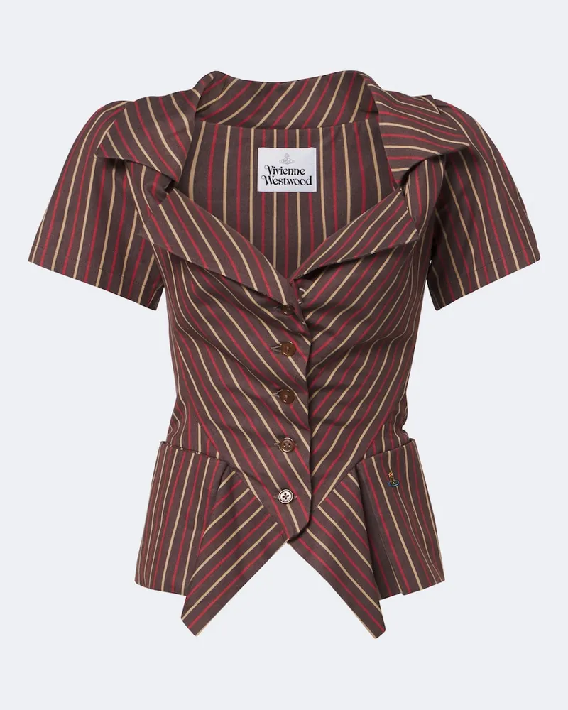 Vivienne Westwood Top Monday aus Baumwolle Braun