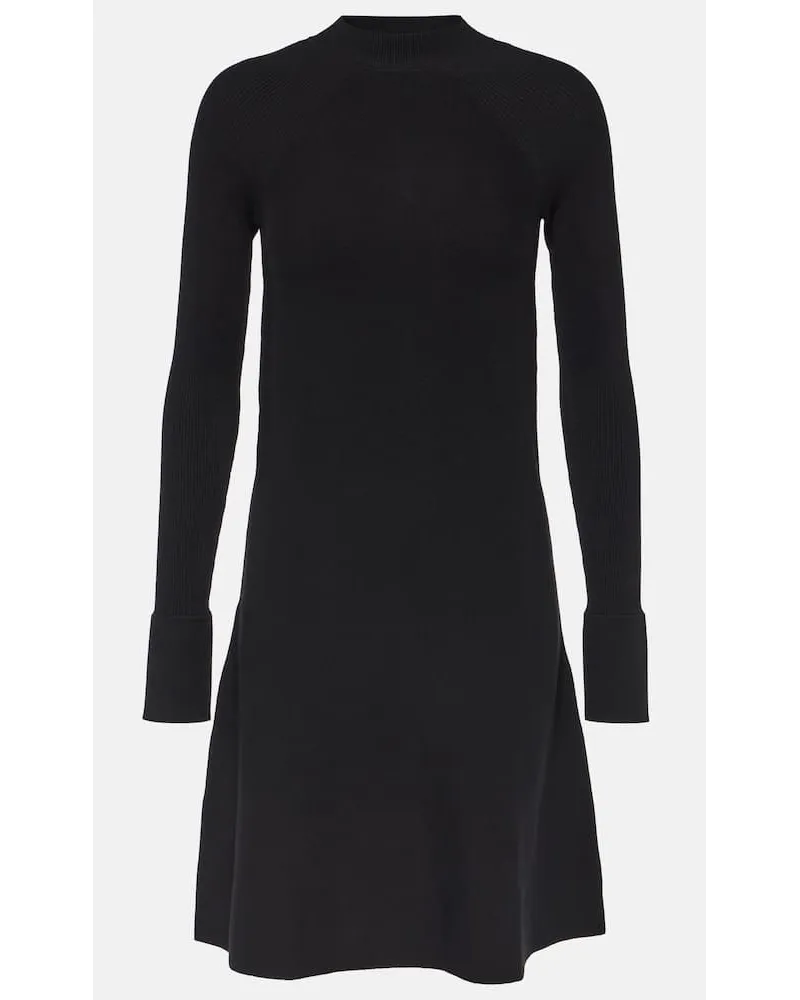 Max Mara Leisure Minikleid Pireo aus Strick Schwarz
